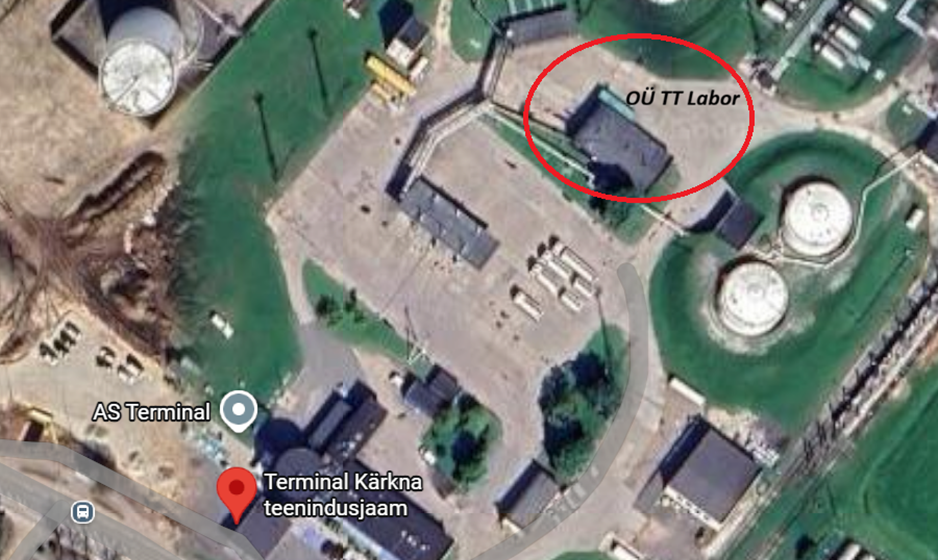 OÜ TT Labor asukoht